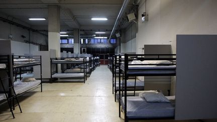 Le centre d'h&eacute;bergement pour SDF de La Boulangerie &agrave; Paris, le 27 f&eacute;vrier 2012. (JACQUES DEMARTHON / AFP)