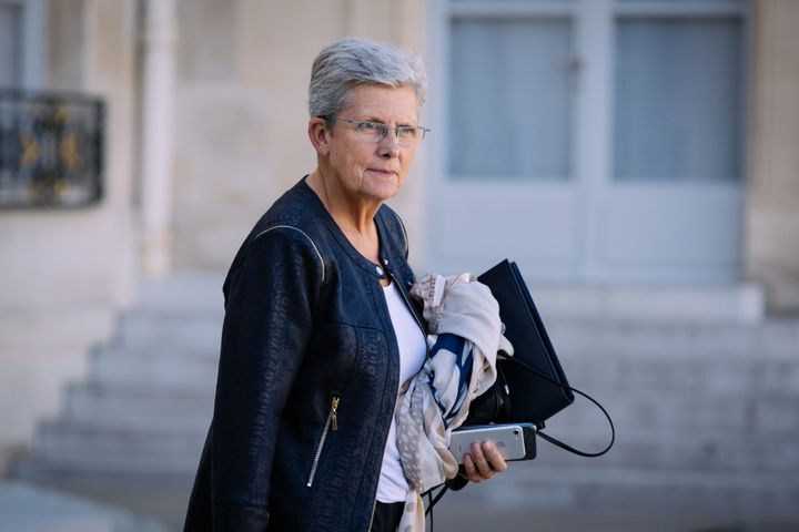 Geneviève Darrieussecq, secrétaire d'Etat auprès de la ministre des Armées, à l'Elysée, le 11 septembre 2019.&nbsp; (MARIE MAGNIN / HANS LUCAS)