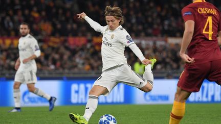 Le joueur du Real Madrid Luka Modric le 27 novembre 2018. (TIZIANA FABI / AFP)