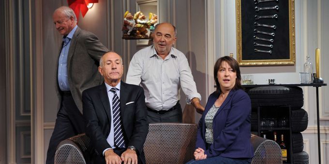 Gérard Jugnot, Claude Brécourt, Philippe Beglia, Michèle Garcia
 (Delalande/Sipa)