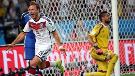 Mario Götze restera à tout jamais l'unique buteur en finale contre l'Argentine (1-0, a.p.). (JORGE ARCIGA / NOTIMEX)