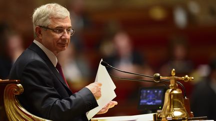 Le pr&eacute;sident de l'Assembl&eacute;e nationale, Claude Bartolone, le 15 octobre 2013. (ERIC FEFERBERG / AFP)