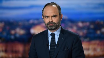 Le Premier ministre Edouard Philippe, le 7 janvier 2019 sur le plateau du "20 heures" de TF1. (ERIC FEFERBERG / AFP)