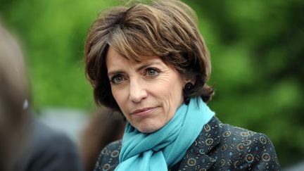 La ministre de la Sant&eacute; Marisol Touraine, le 18 avril 2014 &agrave; l'h&ocirc;pital Herriot de Lyon (Rh&ocirc;ne). (  MAXPPP)