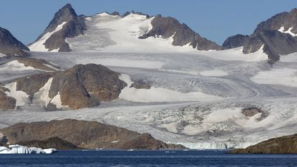 Le glacier Apusiajk au Groenland (photo d'illustration, le 6 juillet 2020) (PHILIPPE ROY / PHILIPPE ROY)