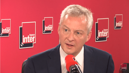 Le ministre de l'Économie et des finances, Bruno le Maire, le 10 septembre 2018, sur France Inter. (RADIO FRANCE / FRANCE INTER)