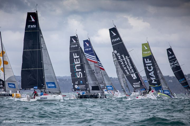 La flotte 2020 de la solitaire du Figaro (© VINCENT OLIVAUD)