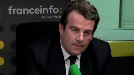 Le député Les Constructifs des Hauts-de-Seine Thierry Solère était l'invité de L'interview J-1, mardi 7 novembre sur franceinfo. (FRANCEINFO / RADIOFRANCE)