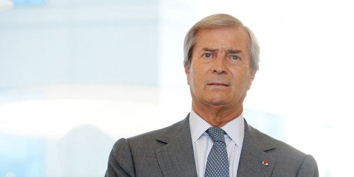 Vincent Bolloré, président du groupe du même nom, à Paris en avril 2017 (ERIC PIERMONT / AFP)