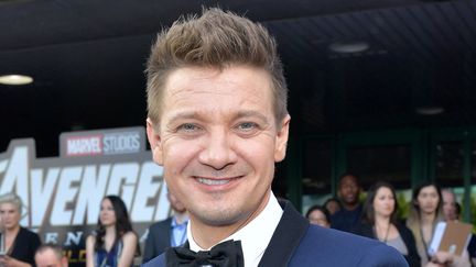 L'acteur américain Jeremy Renner le 22 avril 2019 à la première de "Avengers: Endgame" à Los Angeles (Etats-Unis). (AMY SUSSMAN / GETTY IMAGES NORTH AMERICA / AFP)