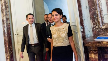 &nbsp; (Najat Vallaud Belkacem et Thierry Mandon. © Maxppp)