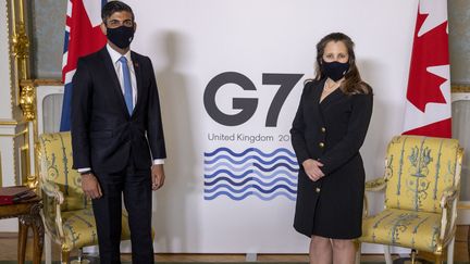 Une taxe mondiale sur les multinationales, notamment les géants du numérique, est au cœur des discussions du G7, qui s’est ouvert vendredi 4 juin. (STEVE REIGATE / POOL)