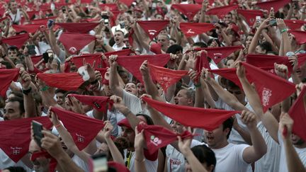 Lors de la cérémonie d'ouverture des fêtes de Bayonne, le 24 juillet 2019 (photo d'illustration). (IROZ GAIZKA / AFP)