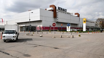 L'ancienne usine Renault de Moscou (Russie), ici le 26 avril 2022 (KIRILL KUDRYAVTSEV / AFP)