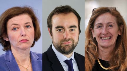 Florence Parly, Sébastien Lecornu et Nicole Belloubet font partie des 11 nouveaux ministres nommés au gouvernement le 21 juin 2017. (AFP)