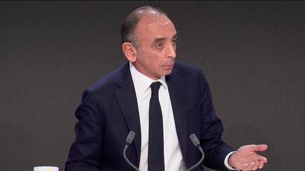 Eric Zemmour, le 22 novembre 2021. (FRANCEINFO / RADIO FRANCE)