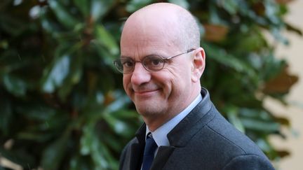 Le ministre de l'Education nationale, Jean-Michel Blanquer, arrive à l'Elysée le 26 février 2020. (LUDOVIC MARIN / AFP)