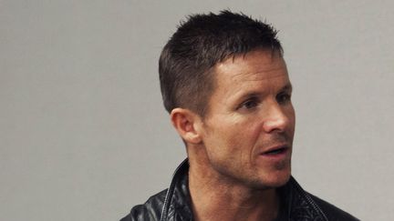 Felix Baumgartner&nbsp;au si&egrave;ge de l'ONU, &agrave; New-York (Etats-Unis), le 23 octobre 2012. (EDUARDO MUNOZ / REUTERS)