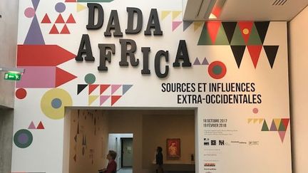 Entrée de l'exposition Dada Africa, le 2 novembre 2018, au musée de l'Orangerie à Paris, (Alain Chémali)