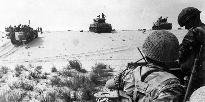 Percée israélienne pendant la guerre des six jours (1967) (AFP)