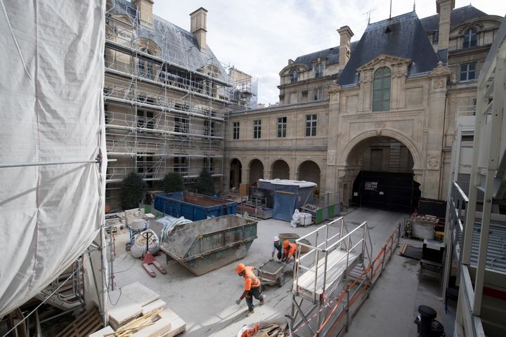 Musée Carnavalet en travaux, 2018
 (Thomas SAMSON / AFP)