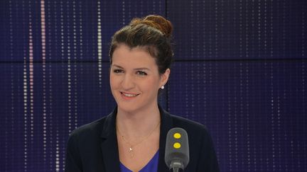 Marlène Schiappa,&nbsp;invitée de franceinfo le 28 novembre 2017. (FRANCEINFO / RADIO FRANCE)