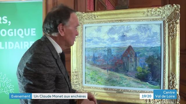 Tableau Claude Monet vente aux enchères musée Beaux-Arts Tours