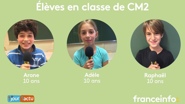 Au micro de franceinfo junior, trois élèves de CM2 posent leurs questions à l'occasion de la Semaine du Goût. (franceinfo junior)