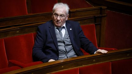 Le député de l'Yonne Daniel Grenon à l'Assemblée nationale, le 24 janvier 2024. (THOMAS PADILLA / MAXPPP)