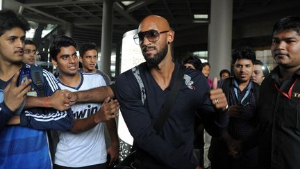 Nicolas Anelka à Bombay (PUNIT PARANJPE / AFP)