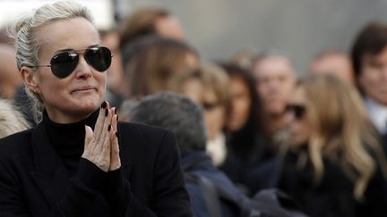 Laeticia Hallyday aux obsèques de Johnny, 09 décembre 2017
 (Yoan VALAT / AFP)