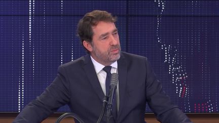 Christophe Castaner,&nbsp;président du groupe La République en marche à l'Assemblée nationale était l'invité du "8h30 franceinfo", mercredi 16 décembre 2020. (FRANCEINFO / RADIOFRANCE)