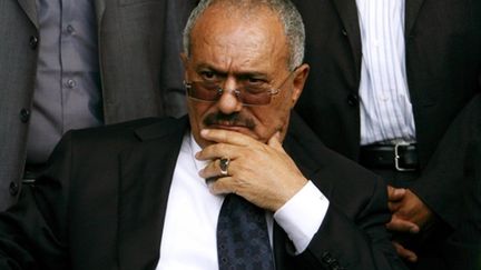 Le mandat du président yéménite Ali Abdallah Saleh, au pouvoir depuis 32 ans, court jusqu'en 2013. (AFP PHOTO / MOHAMMED HUWAIS)