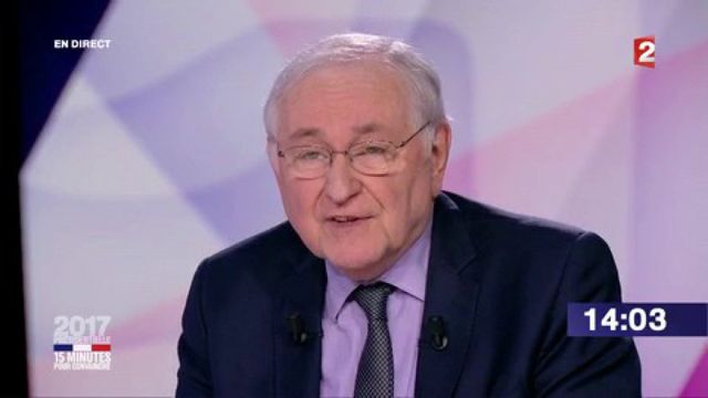 Présidentielle : revivez le passage de Jacques Cheminade dans "15 minutes pour convaincre" sur France 2