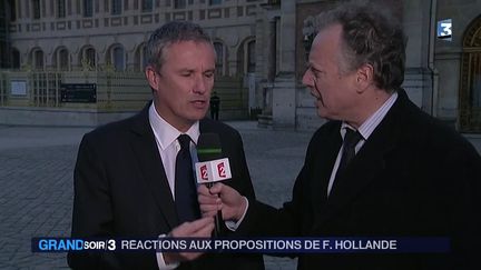 les réactions à l'intervention de François Hollande