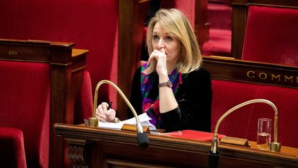 La députée de la Drôme&nbsp;Alice Thourot, le 5 février 2019, à l'Assemblée nationale, à Paris. (CHRISTOPHE MORIN / MAXPPP)