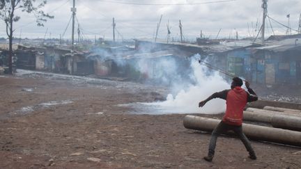 Des affrontements ont eu lieu ce jeudi 26 octobre au Kenya, notamment dans le bidonville de Kibera, à Nairobi. (CITIZENSIDE/PETER OMBEDHA / CITIZENSIDE)