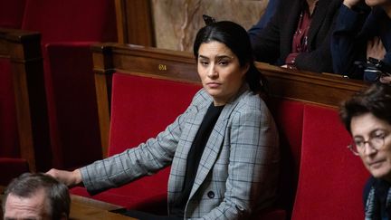 La députée LREM Sonia Krimi, lors d'une séance de questions au gouvernement à l'Assemblée nationale, à Paris, le 29 janvier 2019. (CHRISTOPHE MORIN / MAXPPP)