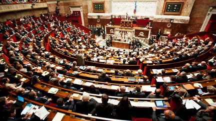 L'Assembl&eacute;e nationale, &agrave; Paris, le 14 octobre 2014. (YANN KORBI / CITIZENSIDE.COM / AFP)