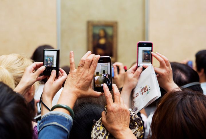 Martin Parr. Paris. Le Louvre. 2012
 (Martin Parr / Magnum Photos / Galerie kamel mennour)