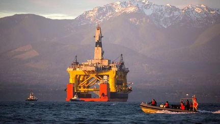 &nbsp; (Après deux mois d'exploration, Shell renonce à ses forages en Alaska ©  Daniella Beccaria/AP/SIPA)