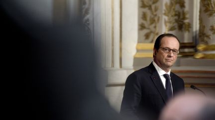 Fran&ccedil;ois Hollande au palais de l'Elysee le 17 septembre 2014 &agrave; Paris (ALAIN JOCARD / AFP)