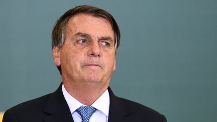 Le président brésilien, Jair Bolsonaro, le 7 octobre 2021. (EVARISTO SA / AFP)