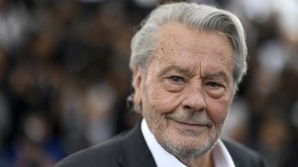 Le comédien français Alain Delon, le 19 mai 2019 au Festival de Cannes. (CHRISTOPHE SIMON / AFP)