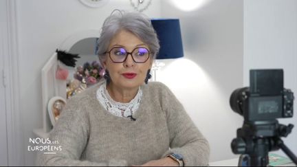 VIDEO. "Il n'y avait absolument rien sur les réseaux sociaux pour les plus de 60 ans" : une influenceuse beauté de 72 ans, suivie par plus de 200 000 personnes (CAPTURE ECRAN / NOUS LES EUROPEENS / FRANCE 2)