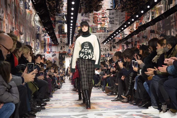 Dior automne-hiver 2018-19, à Paris, en février 2018.
 (Getty Images)