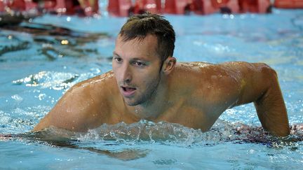 Le nageur australien Ian Thorpe, &agrave; Singapour, le 4 novembre 2011. (BRYAN VAN DER BEEK / AP / SIPA)