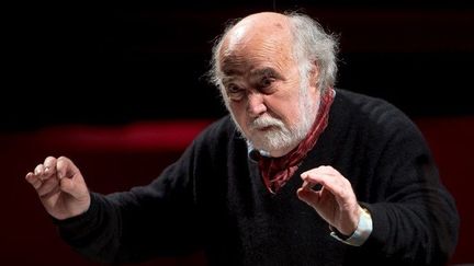 Le chef d'orchestre Jean-Claude Malgoire à Tourcoing le 12 janvier 2017.
 (Philippe Huguen / AFP)