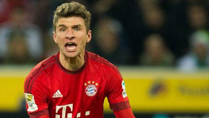 Le joueur allemand du Bayern, Thomas Müller