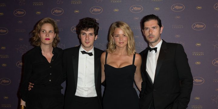 Justine Triet, Vincent Lacoste, Virginie Efira et Melvil Poupaud à Cannes
 (VILLARD/NIVIERE/SIPA)